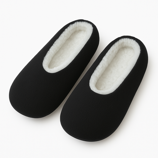 Chausson Fourré Chaud Pour homme noir