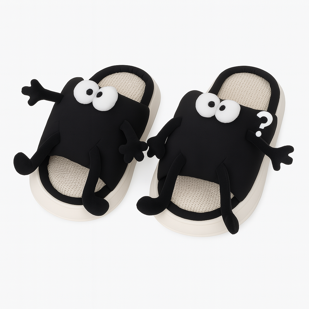 Chausson Claquette Rigolo Noir
