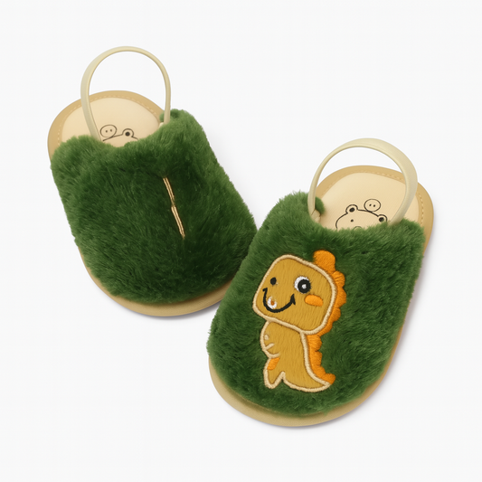 Chausson Dinosaure Bébé Vert