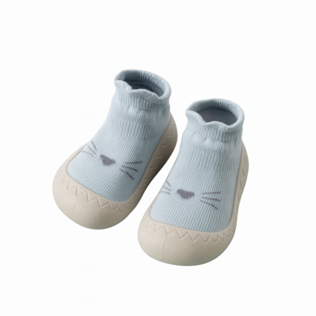 Chausson Pour Bébé Cute Dessin Bleu