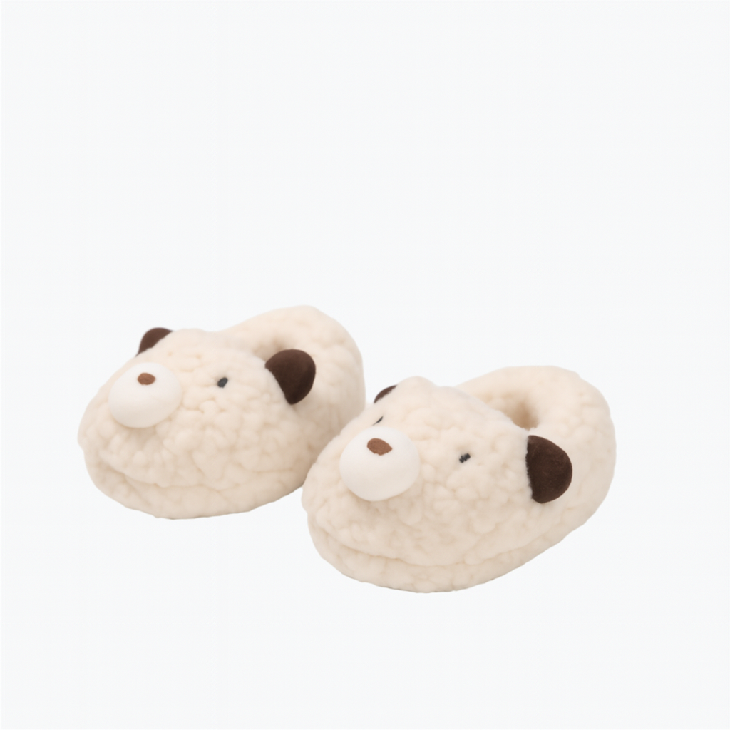 Chausson Bébé Moutons Beige