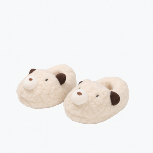 Chausson Bébé Moutons Beige