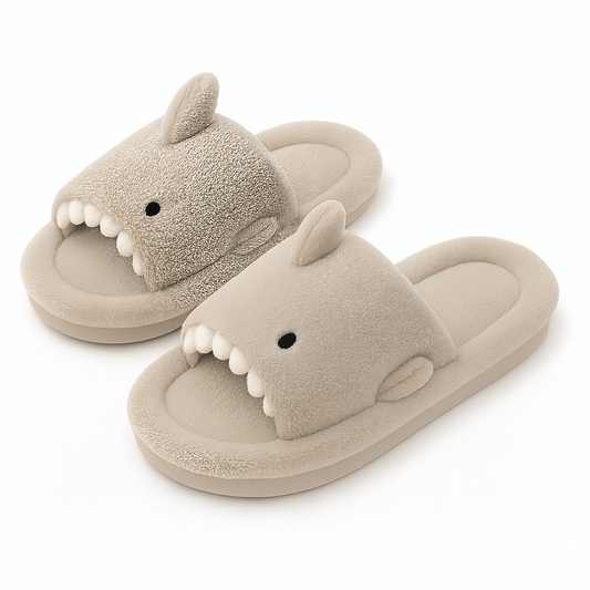 Chausson Requin Peluche