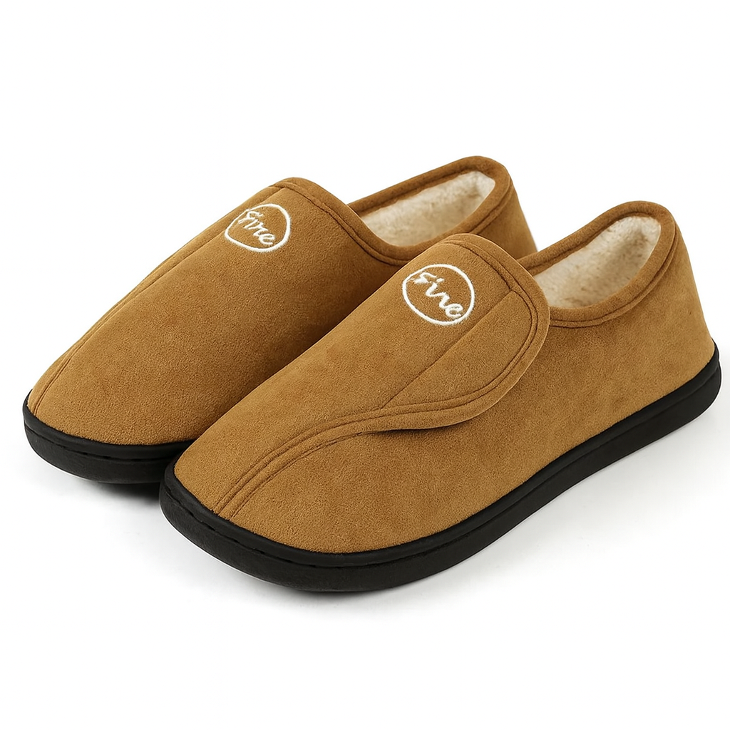 Chausson Cuir  Suédé
