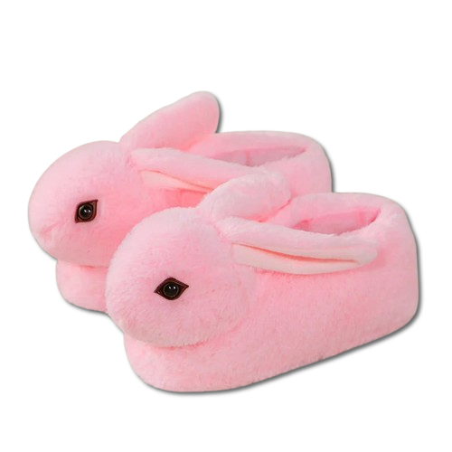 Chausson Adulte Lapin Rose