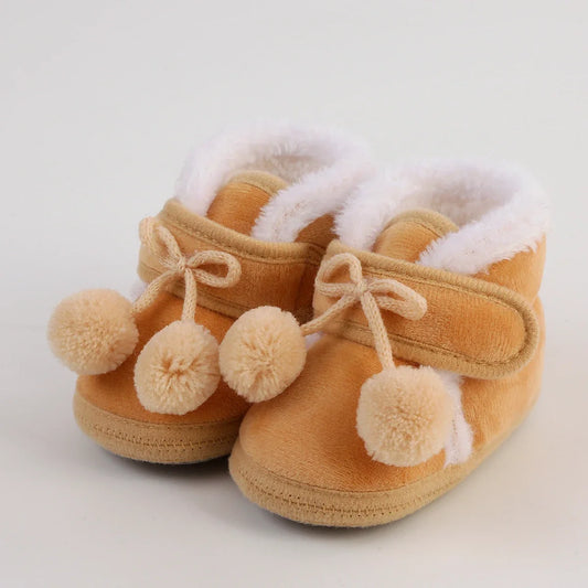 Chausson Bebe Avec Pompon
