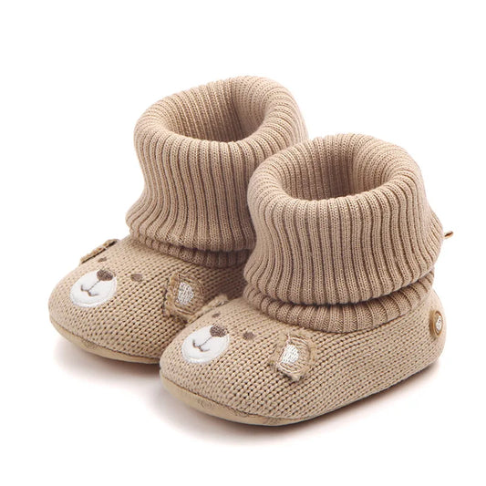 Chausson Bebe Tête Ours