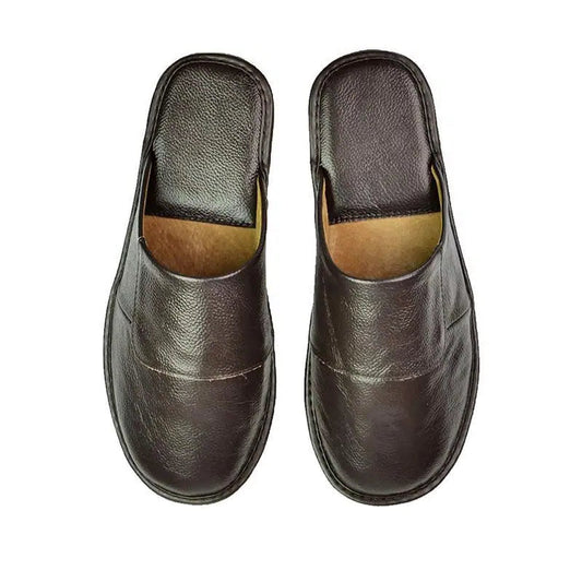 Chausson Cuir Homme  Confort