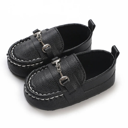 Chausson Cuir Mocassin Bebe