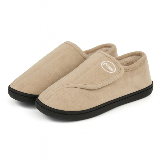 Chausson Cuir  Suédé