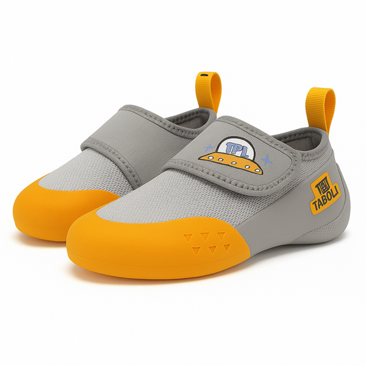 Chausson D'Escalade Bloc Enfants Gris