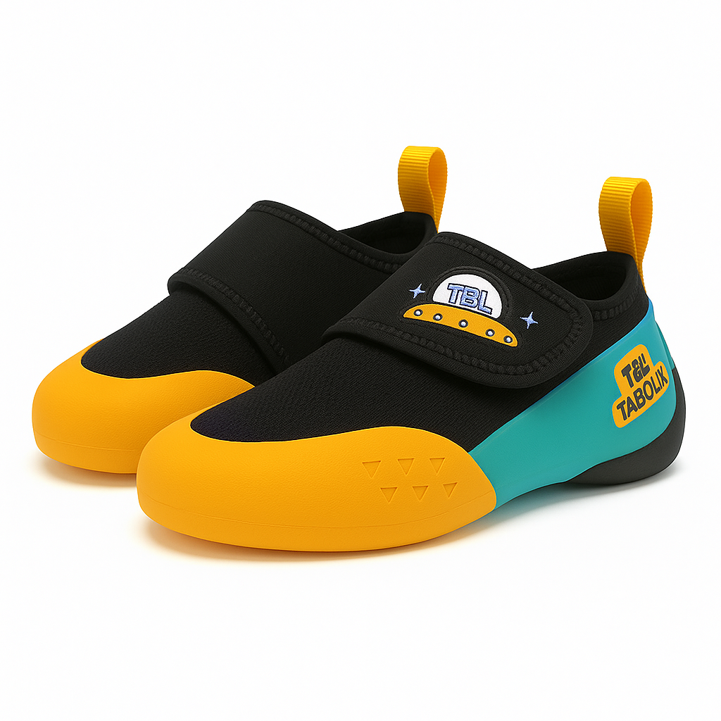 Chausson D'Escalade Mur Enfants Bleu