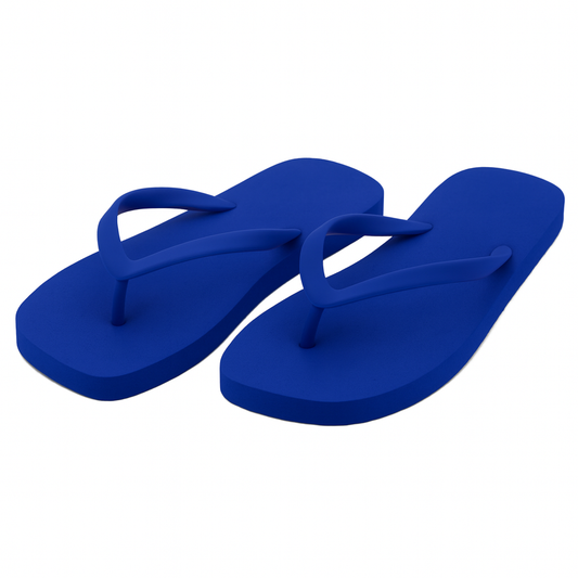 Chausson Forme Tong Bleu