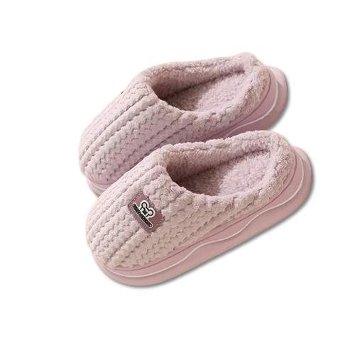 Chausson Fourré  Femme Anti Dérapant