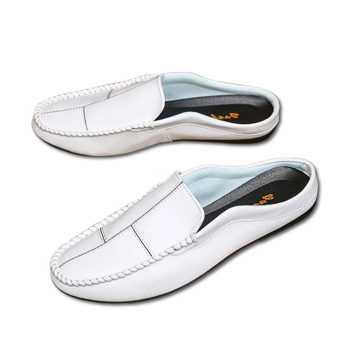 Chausson Homme Cuir Mocassin Légers