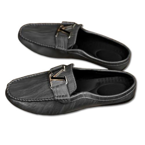 Chausson Homme Mocassin Gris