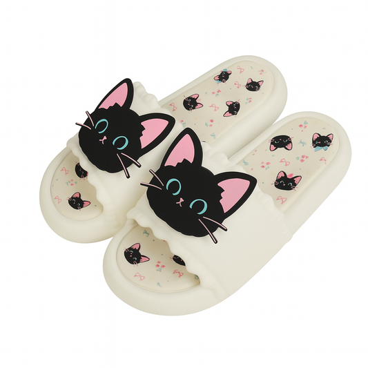 Chausson Kitty Blanc