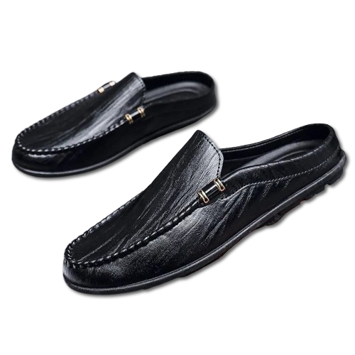 Chausson Mocassin Homme Cuir