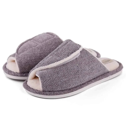 Chausson Ouvert Femme Avec Scratch