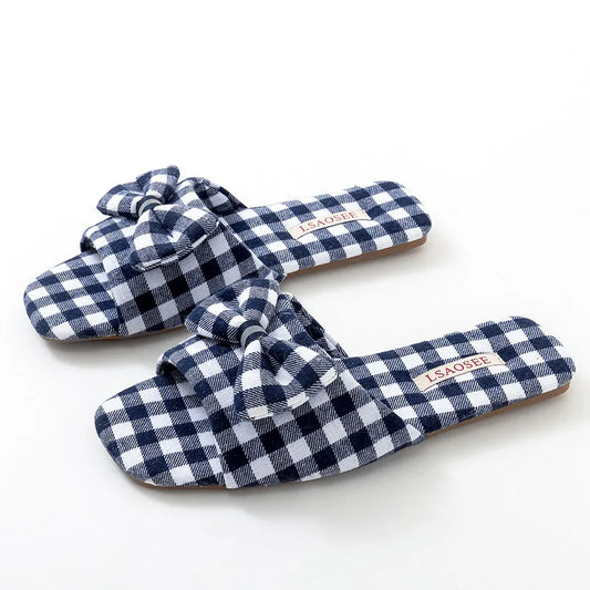Chausson Sandales Avec Noeuds
