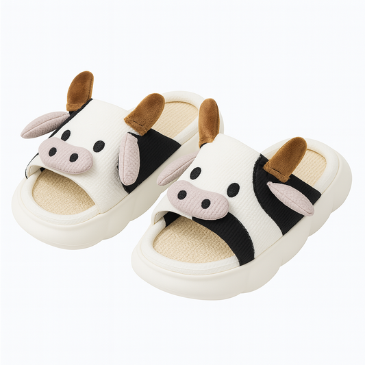 Chausson Souple Vache Blanc