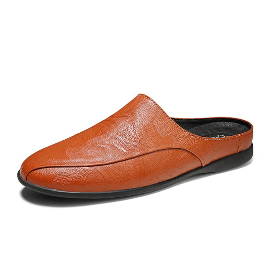 Chausson Style Mocassin  en Cuir