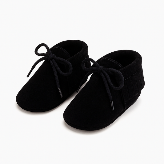 Chausson à Frange Bébé Noir