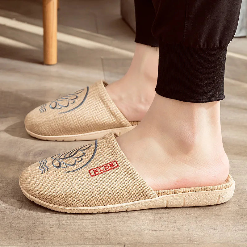 Chaussons Brodés  Homme