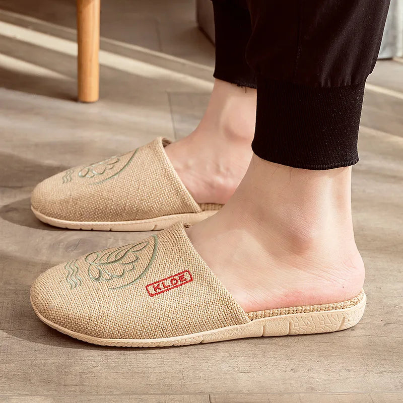Chaussons Brodés  Homme