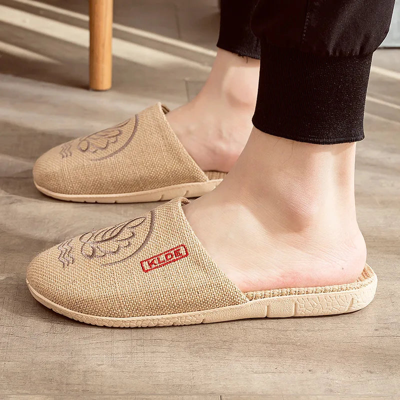 Chaussons Brodés  Homme
