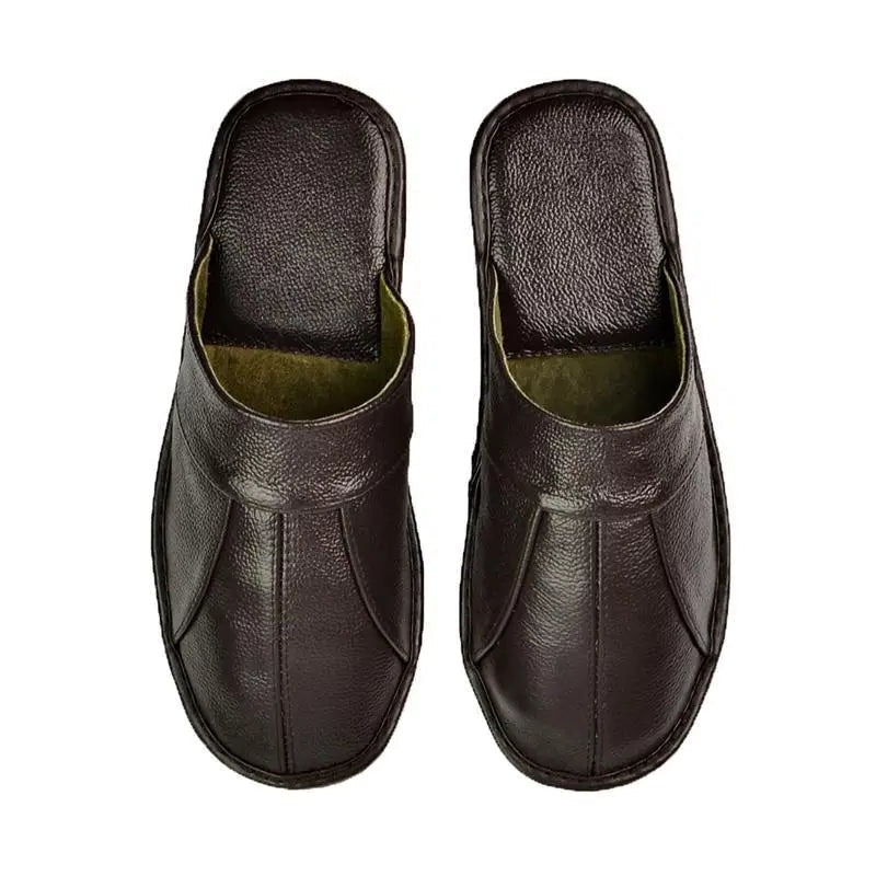 Chausson Cuir Homme  Confort
