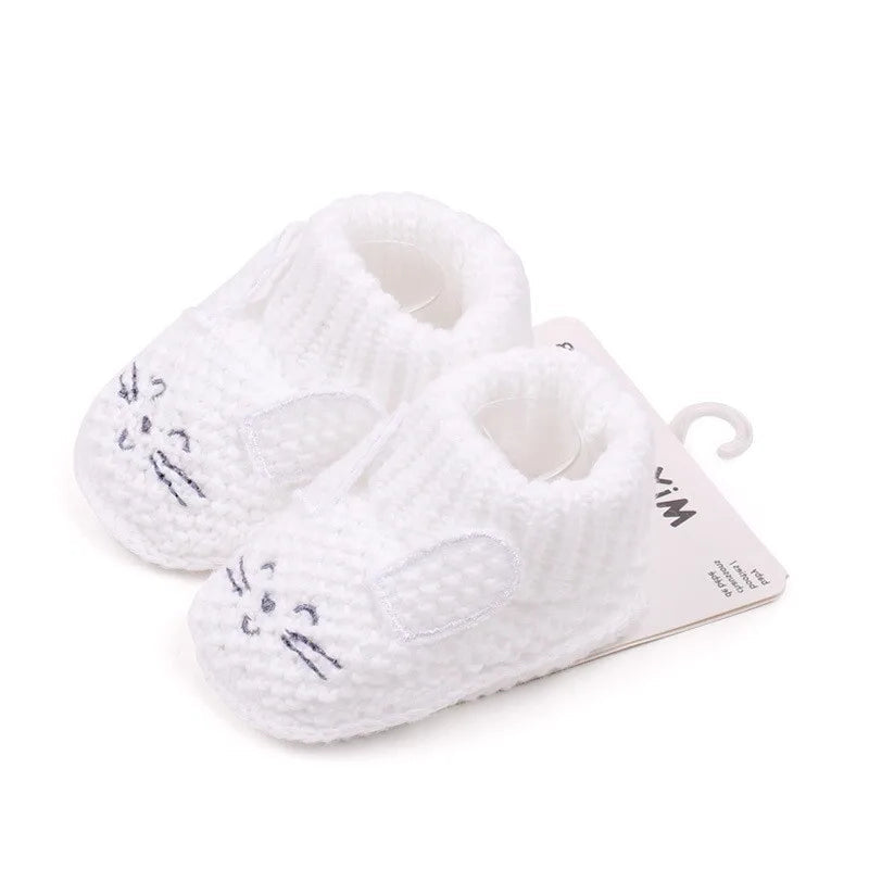 Chausson Bébé Tricot Animaux