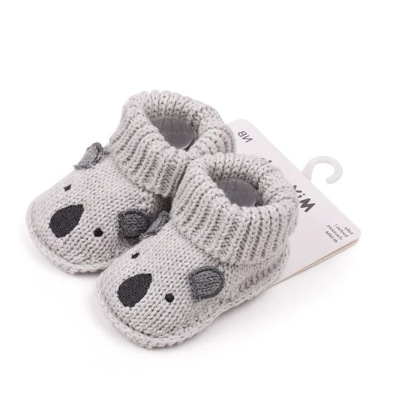 Chausson Bébé Tricot Animaux