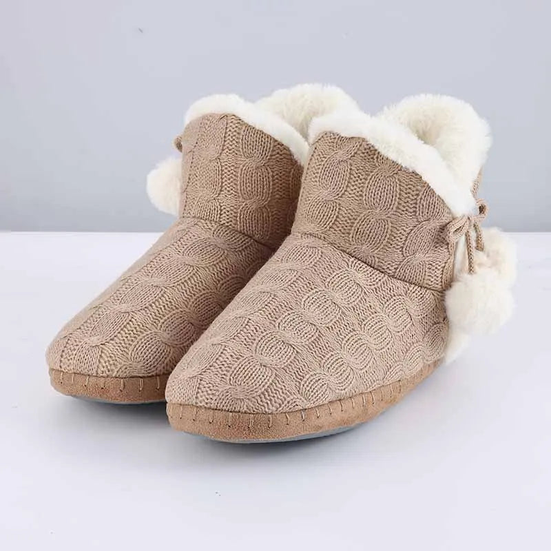Chausson Femme Avec Pompon