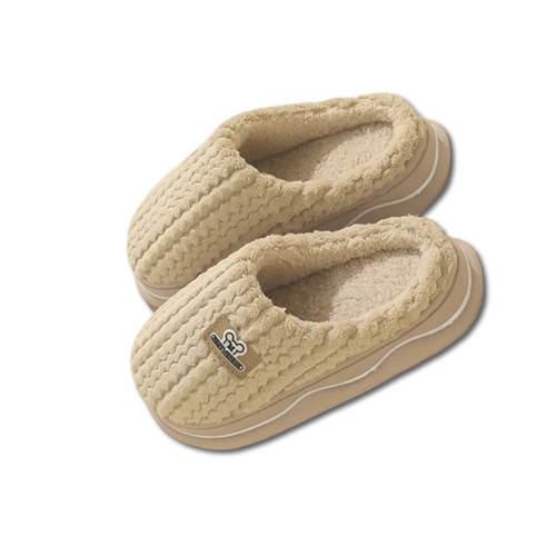 Chausson Fourré  Femme Anti Dérapant