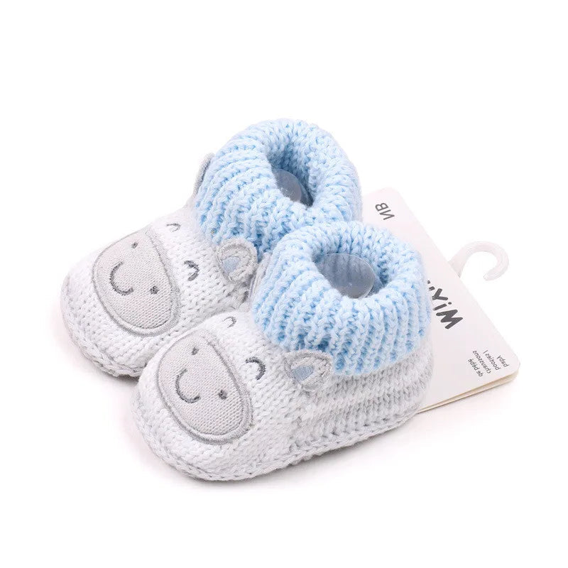 Chausson Bébé Tricot Animaux