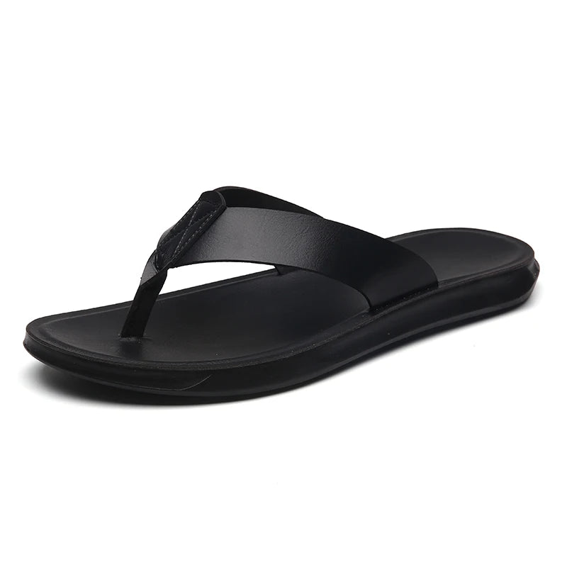 Chausson Homme Cuir Tong