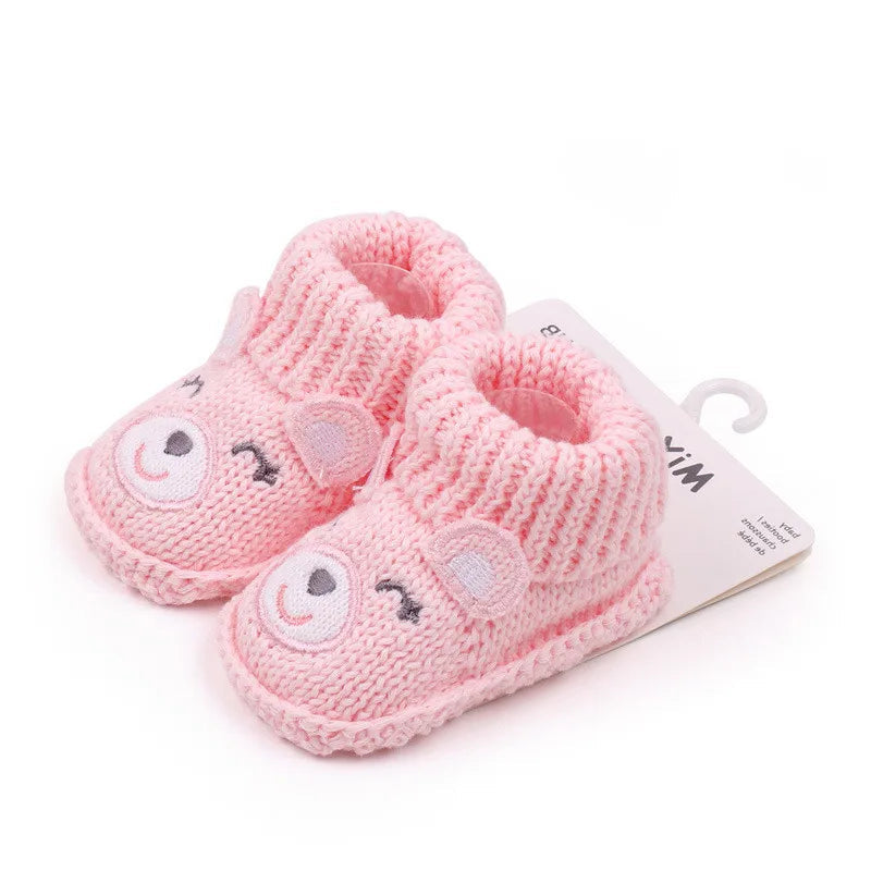 Chausson Bébé Tricot Animaux