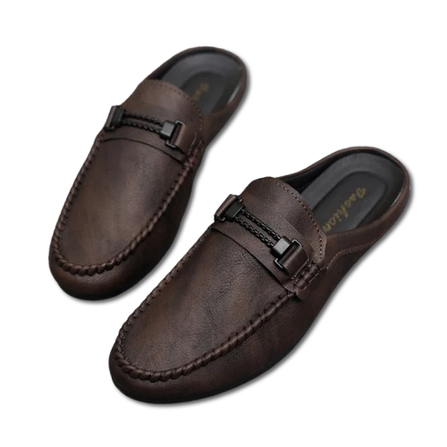 Chausson Cuir Antiderapant