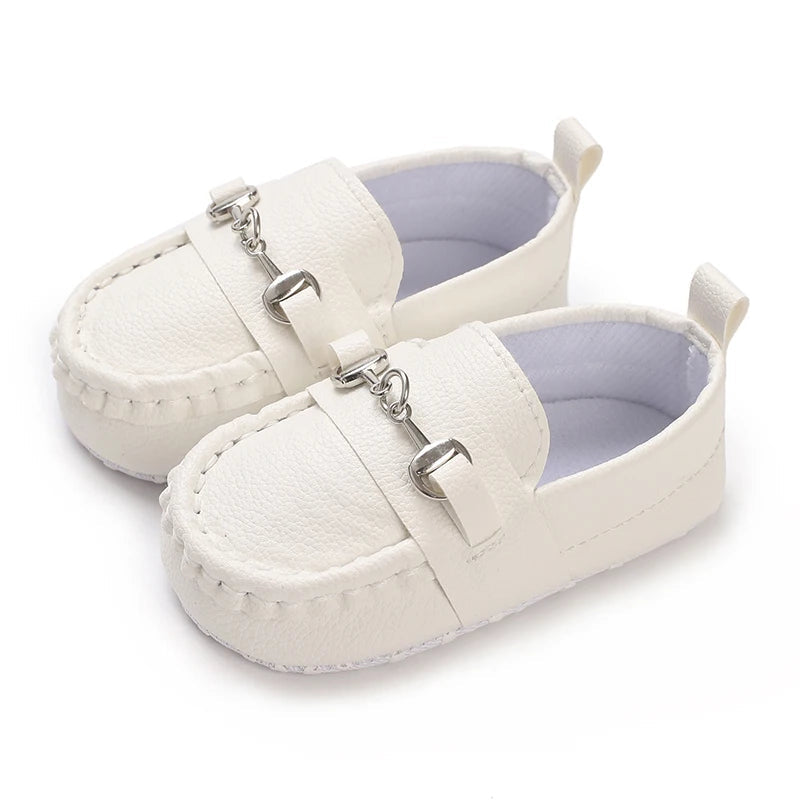 Chausson Cuir Mocassin Bebe