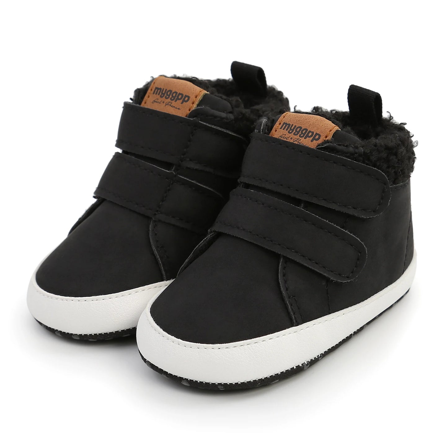 Chausson Scratché velours double bebe